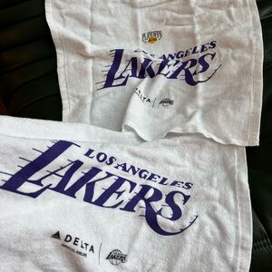 Two LAKERS playoff towels